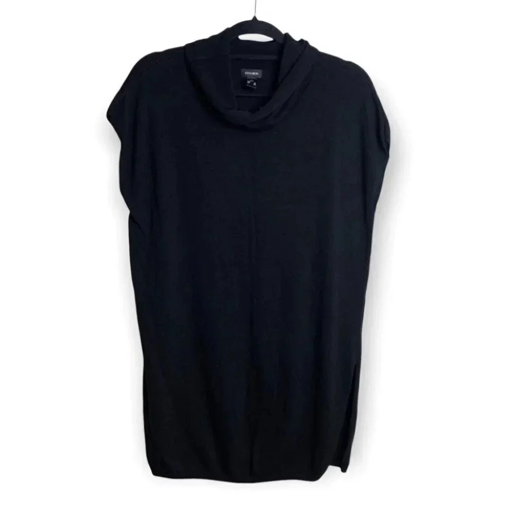 Danier Black Cowl Neck Sleeveless Top
